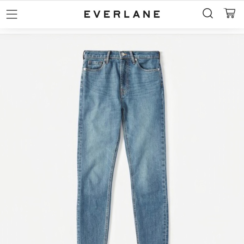 Everlane High Rise Skinny Ankle 25